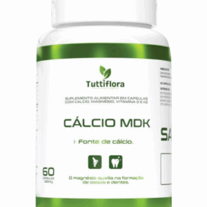 Cálcio MDK 530mg Tuttiflora – 60 Cápsulas